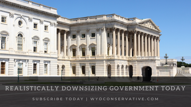 Realistically Downsizing Government Today